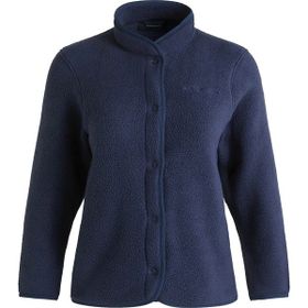 Peak Performance G78131100 W Fleece Snap Cardigan Mavi Kadın Outdoor Polar