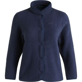 Peak Performance G78131100 W Fleece Snap Cardigan Mavi Kadın Outdoor Polar