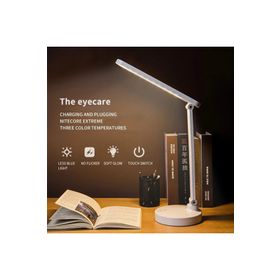 PeakStar PS-1912 Şarjlı 40 Led Çalışma Okuma Işığı Kademeli Ayarlanabilir Renk Tonu ve Parlaklık Masa Lambası