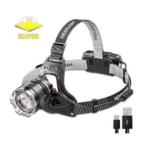 PeakStar PS-8002 XHP50 Sensörlü Şarjlı Kafa Feneri