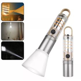 PeakStar PS-8915 10 W Zoomlu Led Powerbank Özellikli Şarjlı Kamp El Feneri