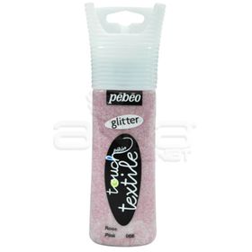 Pebeo 008 Glitter Pink Touch Textile 3D 30 ml Çok Amaçlı Rölyef Boya