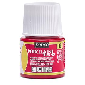Pebeo 024 Scarlet Red 45 ml Porselen Boyası
