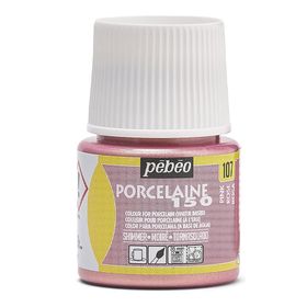 Pebeo 024 Shimmer Pink 45 ml Porselen Boyası