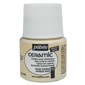 Pebeo 025 Antique White 45 ml Seramik Boyası
