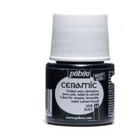 Pebeo 025 Black 45 ml Seramik Boyası
