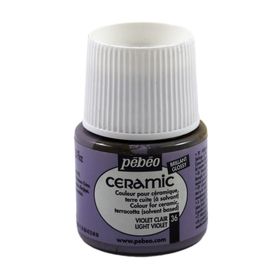 Pebeo 025 Light Violet 45 ml Seramik Boyası
