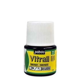 Pebeo 05023 Vitrail 45 ml Lemon Cam Boyası