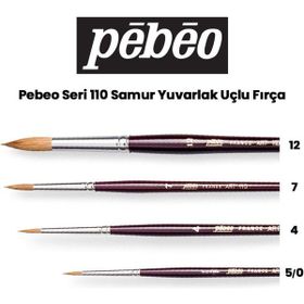 Pebeo 110 Seri Samur Sulu Boya Fırçası