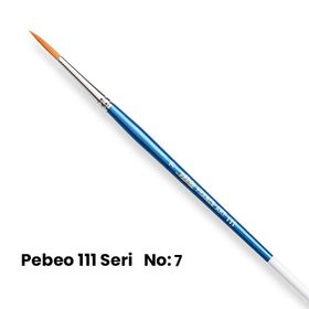 Pebeo 111 Altın Sentetik Kıl No 7 Yuvarlak Fırça