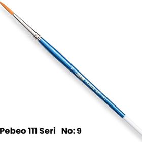 Pebeo 111/9 Golden Sentetik Mavi Saplı Sulu Boya Fırça