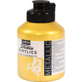 Pebeo 172 İridescent Precious Gold 500 ml Akrilik Boya