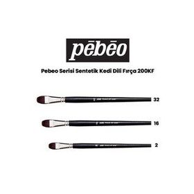 Pebeo 200KF Seri Sentetik Kedi Dili Fırça