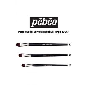 Pebeo 200KF Seri Sentetik Kedi Dili Fırça