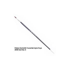 Pebeo 200R-6 Sentetik Yuvarlak Uç Fırça