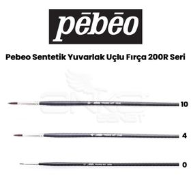 Pebeo 200R Seri Sentetik Yuvarlak Uçlu Fırça
