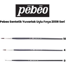 Pebeo 200R Seri Sentetik Yuvarlak Uçlu Fırça