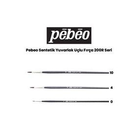 Pebeo 200R Seri Sentetik Yuvarlak Uçlu Fırça