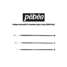 Pebeo 200R Seri Sentetik Yuvarlak Uçlu Fırça