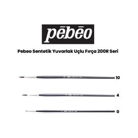 Pebeo 200R Seri Sentetik Yuvarlak Uçlu Fırça