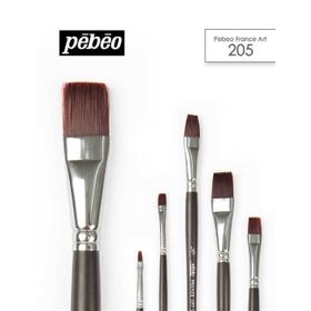 Pebeo 205 Seri Düz No:1/4 Kesik Uçlu Fırça