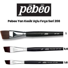 Pebeo 208 Seri Yan Kesik Uçlu Fırça