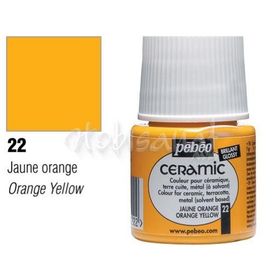 Pebeo 22 Orange Yellow 45 ml Seramik Boyası