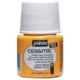 Pebeo 22 Orange Yellow 45 ml Seramik Boyası