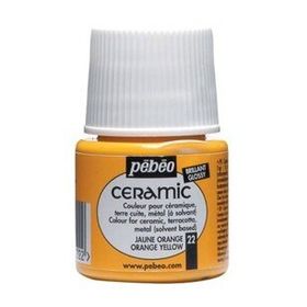 Pebeo 22 Orange Yellow 45 ml Seramik Boyası
