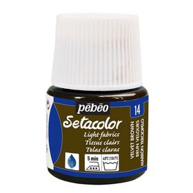 Pebeo 295 Brun Velours Setacolor Opaque 45 ml Kumaş Boyası