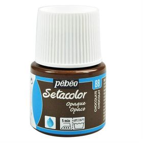 Pebeo 295 Chocolat Moi Setacolor Opaque 45 ml Kumaş Boyası