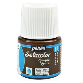 Pebeo 295 Chocolat Moi Setacolor Opaque 45 ml Kumaş Boyası