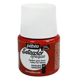 Pebeo 295 Sanguine Setacolor Opaque 45 ml Kumaş Boyası
