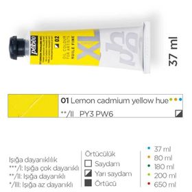Pebeo 37 ml XL 01 Cadmium Yellow Yağlı Boya