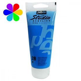 Pebeo -38 Studio 100 ml Cerulean Blue Boya