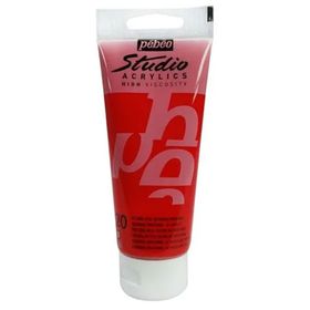 Pebeo -38 Studio 100 ml Quinacridone Scarlet Boya