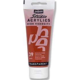 Pebeo 39 Transparent Venice Red 100 ml Akrilik Boya