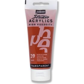 Pebeo 39 Transparent Venice Red 100 ml Akrilik Boya