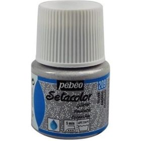 Pebeo 45 ml N:209 Silver Setacolor Glitter Kumaş Boyası