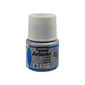 Pebeo 45 ml N:209 Silver Setacolor Glitter Kumaş Boyası