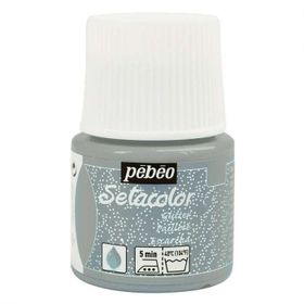 Pebeo 45 ml N:209 Silver Setacolor Glitter Kumaş Boyası