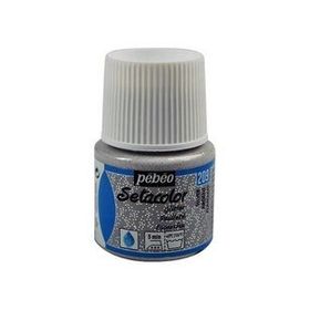 Pebeo 45 ml N:209 Silver Setacolor Glitter Kumaş Boyası