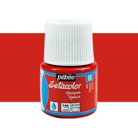 Pebeo 5559118 45 ml N:80 Red Setacolor Opak Kumaş Boyası