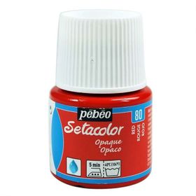 Pebeo 5559118 45 ml N:80 Red Setacolor Opak Kumaş Boyası