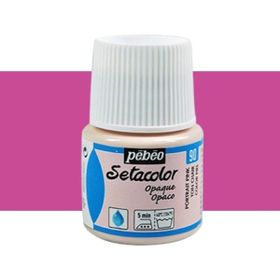 Pebeo 5559128 45 ml N:90 Portrait Pink Setacolor Opak Kumaş Boyası