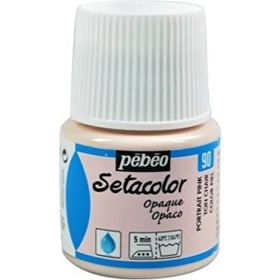 Pebeo 5559128 45 ml N:90 Portrait Pink Setacolor Opak Kumaş Boyası
