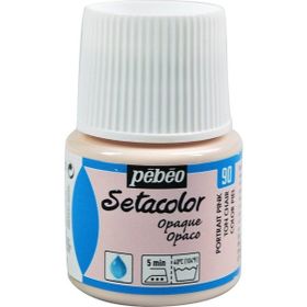 Pebeo 5559128 45 ml N:90 Portrait Pink Setacolor Opak Kumaş Boyası