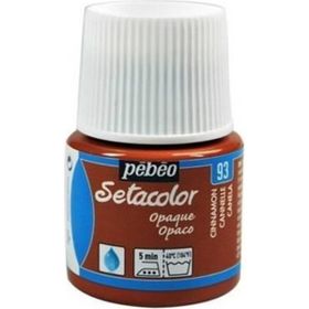 Pebeo 5559130 45 ml N:93 Cinnamon Setacolor Opak Kumaş Boyası