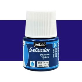 Pebeo 5559266 45 ml N:84 Blue Jean Setacolor Opak Kumaş Boyası