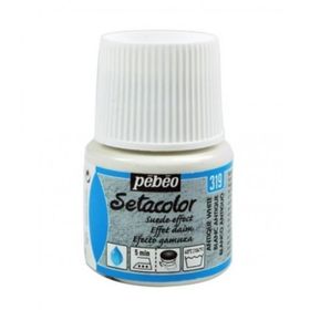 Pebeo 5576809 45 ml N:319 Antique White Setacolor Suede Effect Kumaş Boyası